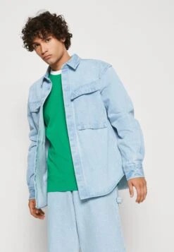 YOURTURN Unisex - Denim Jacket - Blue -Yourturn Sales Store fd2bf4f8c7d146b99288493a5b3cc8a4