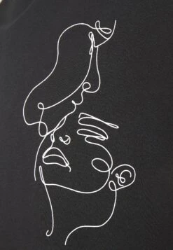 YOURTURN Unisex - Print T-Shirt - Black -Yourturn Sales Store feba4cab0139458eb8ce1cd16df43525